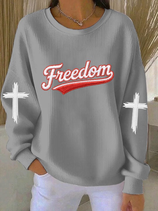 Women's Hot Free Will Printed Round Neck T-shirt