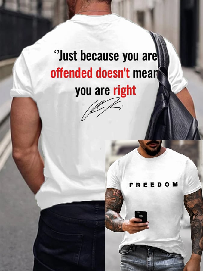 Men's Commemorative Printed T-Shirt