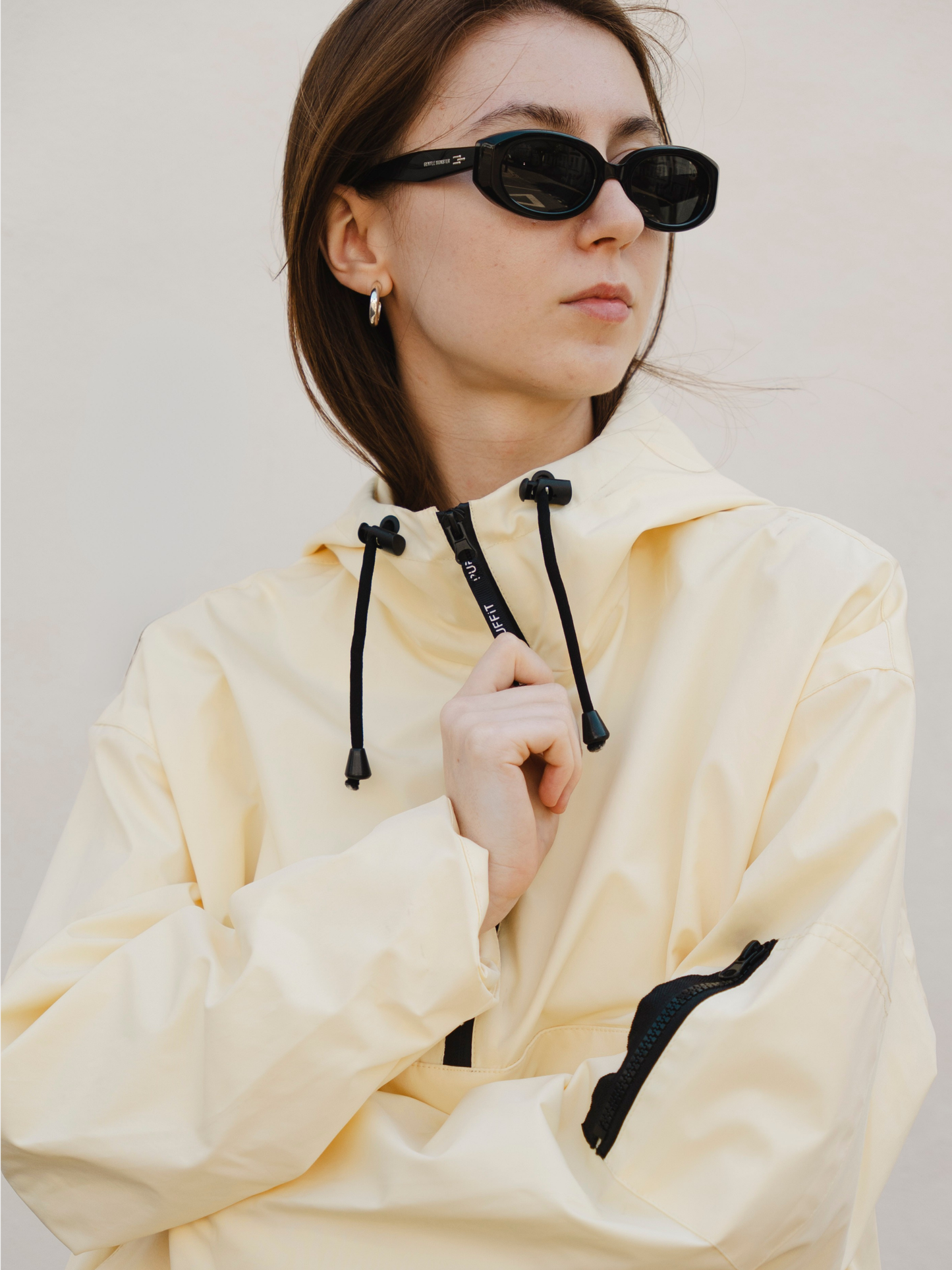 Classic Oversized Waterproof Rain Jacket Hoodie