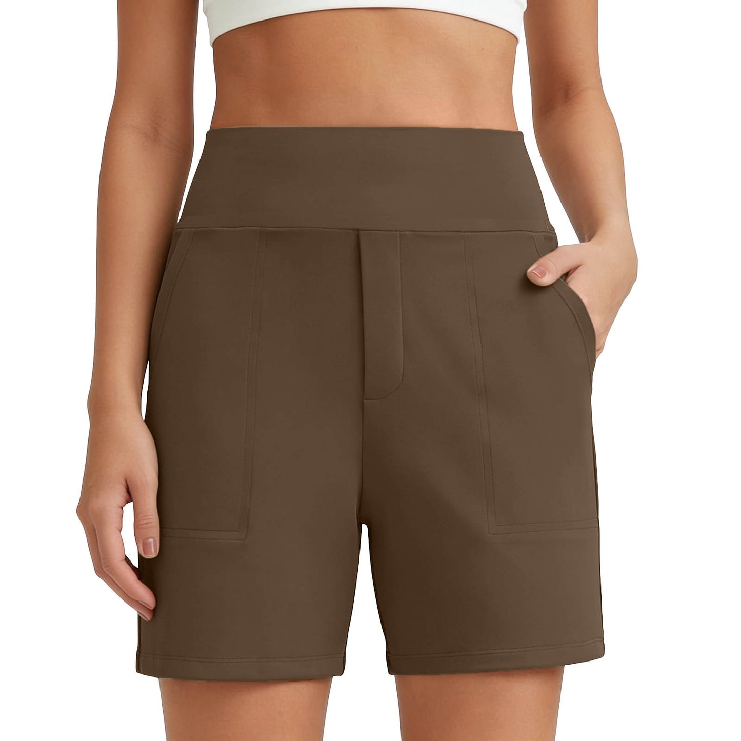 Women's 5'' Athletic Shorts High Waisted Running Yoga Shorts