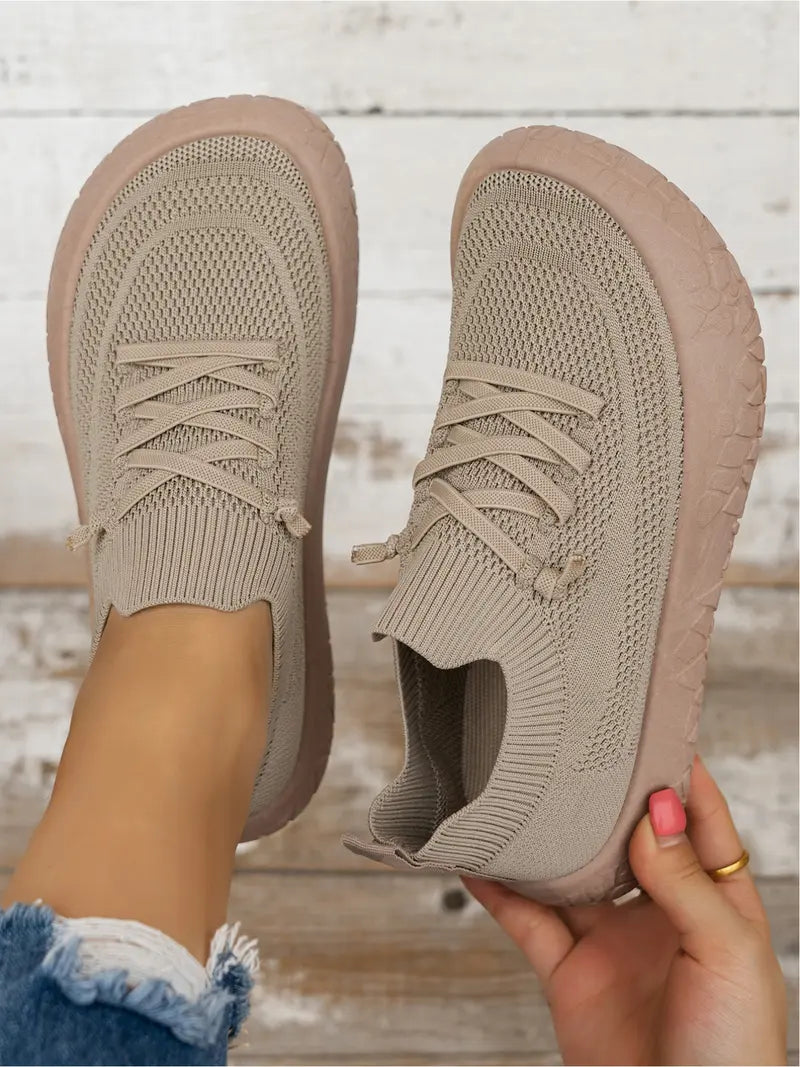 Women's Knit Breathable Slip-On Casual Shoes