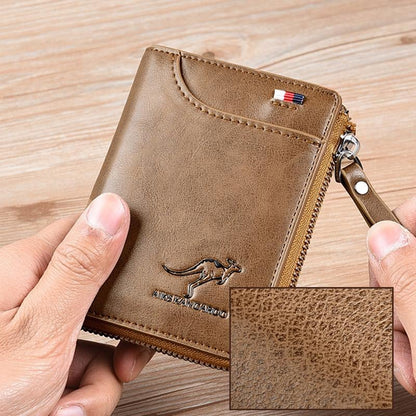 Last Day 49% OFF Men Wallet Zipper  Purse ( RFID PROTECTED )