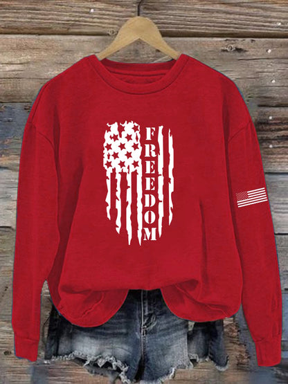 Women's Hot Events Printed Crew Neck Sweatshirt