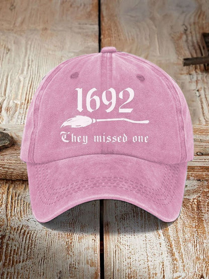 1692 They Missed One Salem Witch Sun Hat