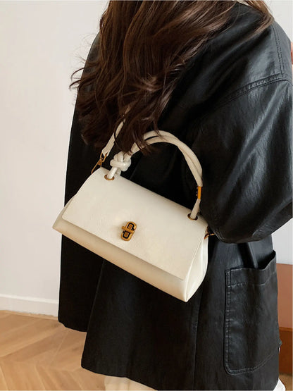Women's Mini Flap Satchel Crossbody Bag – Vegan Leather Shoulder Bag & Clutch