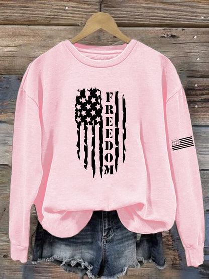 Women's Hot Events Printed Crew Neck Sweatshirt