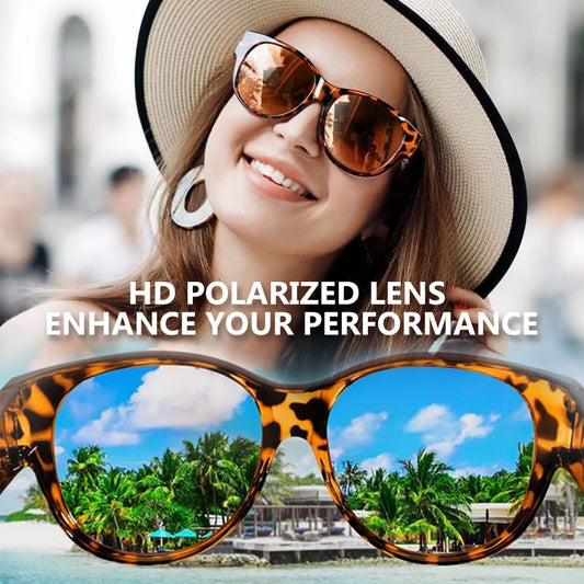 📢😎 LAST DAY 49% OFF - 2026 New Polarized UV400 Protection Trendy Round Cat-eye Sunglasses 😺🕶️