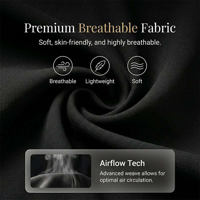 High-Waist Wide-Leg Pants – Breathable & Elegant Drape