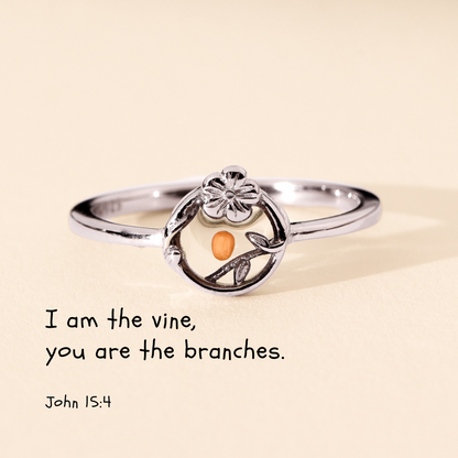 Flower Crest - Sterling Silver Ring
