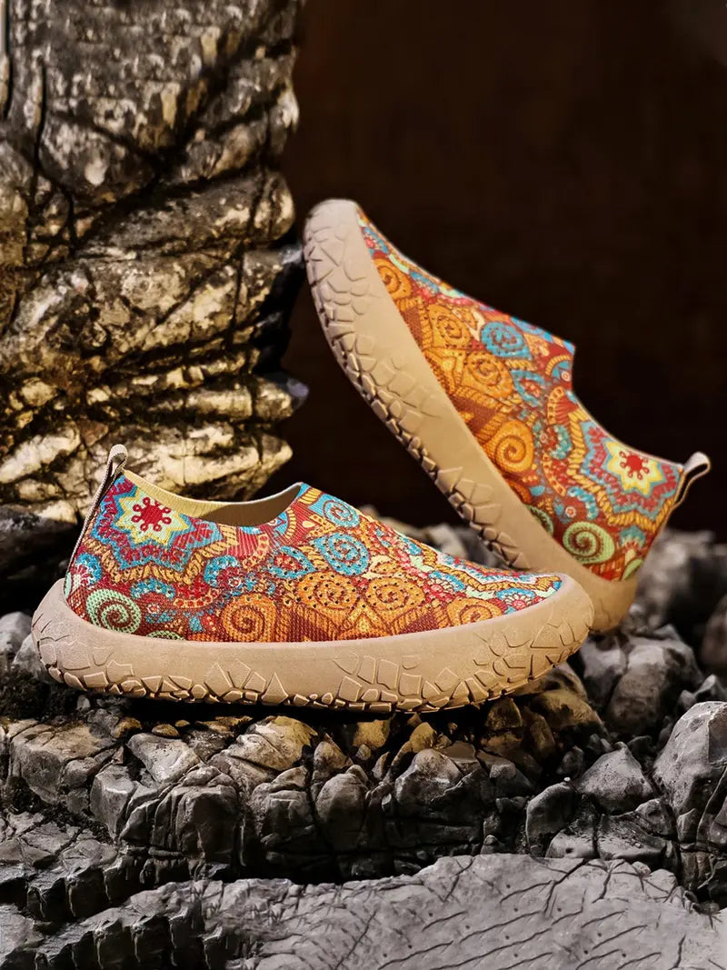 Women's Knit Breathable Slip-On Casual Shoes