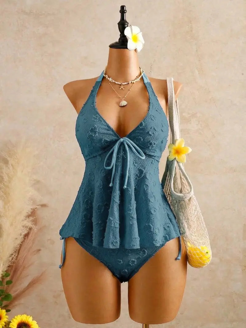 Flattering Tankini Set for Women – Comfortable & Stylish Two-Piece Swimwear