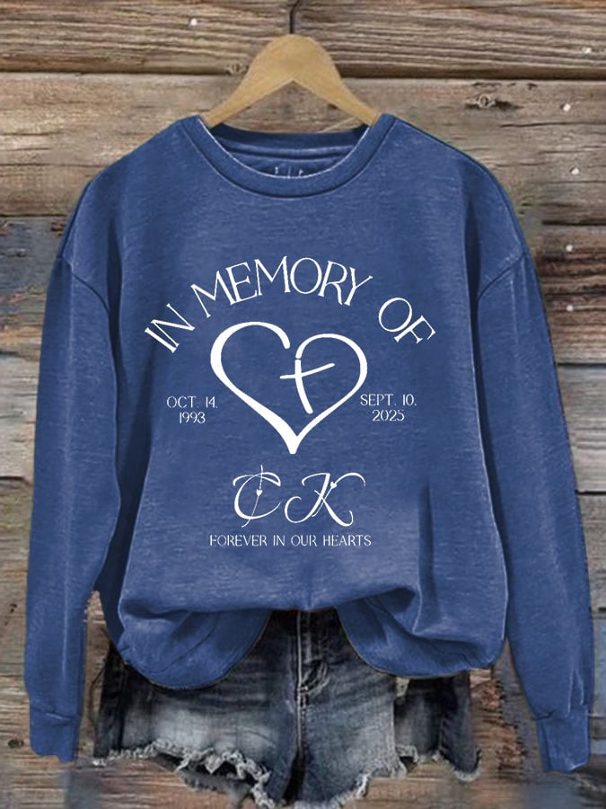 Women'S Casual Letter Print Long-Sleeved Sweatshirt