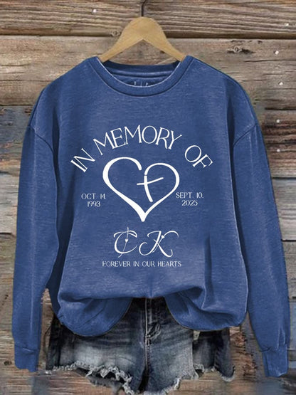Women'S Casual Letter Print Long-Sleeved Sweatshirt