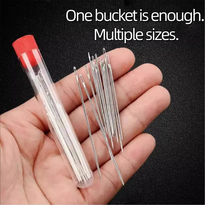 🎄Christmas-Sale 49%Off❤34PCS Big Eye Steel Needles Set