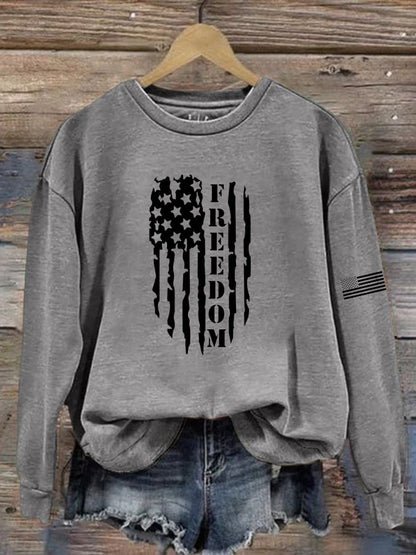 Women's Hot Events Printed Crew Neck Sweatshirt