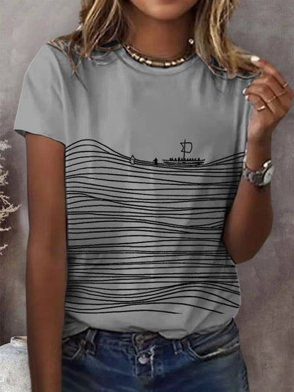 Women's Retro Faith Print T-Shirt