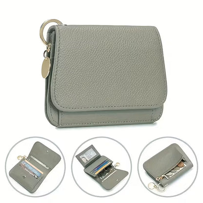 RFID Blocking Leather Wallet with Card Holder & Coin Pocket