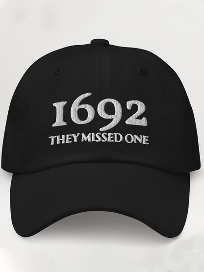 Unisex Halloween 1692 They Missed One Printed Hat