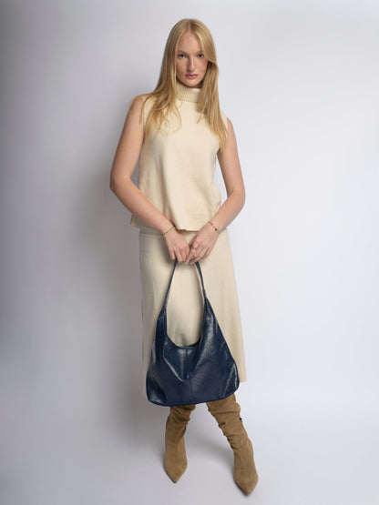 Scarlett Distressed Leather Tote