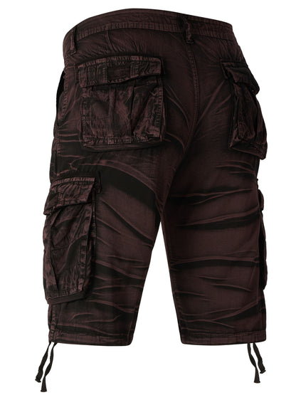 KangooSport Camo Pattern Cotton Cargo Shorts