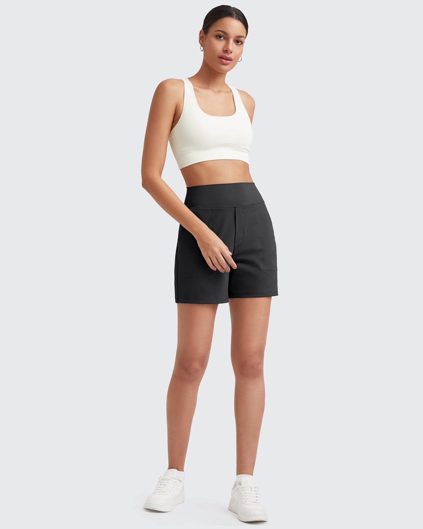 Women's 5'' Athletic Shorts High Waisted Running Yoga Shorts