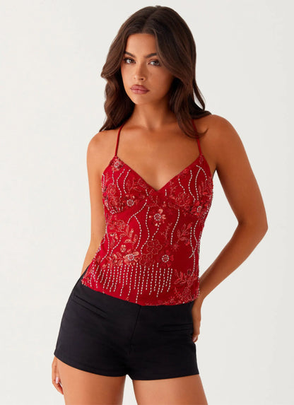 Kira Sequin Top