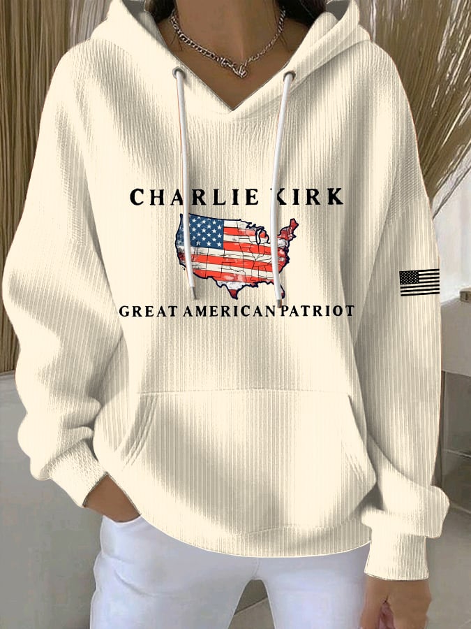 Women's Great American Patriotic Print Casual Sweatshirt