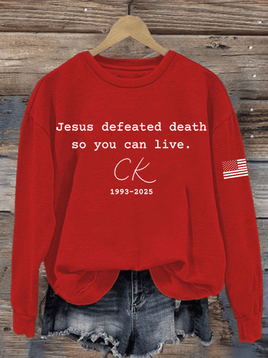 Women's Hot Events Printed Crew Neck Sweatshirt