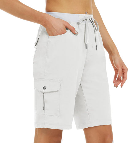 Women's Quick-Dry Cargo Shorts with Pockets