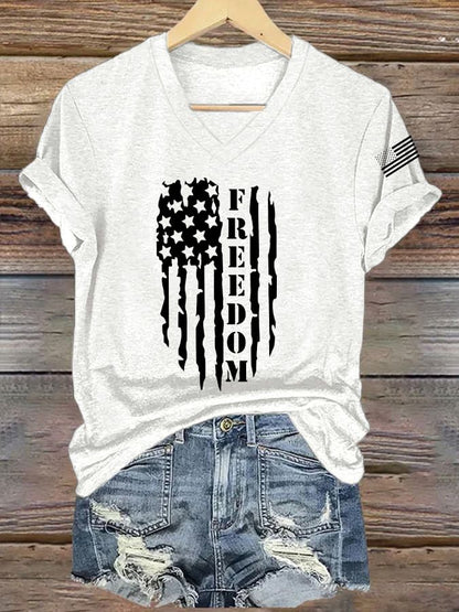 Women's Casual Free Print T-Shirt