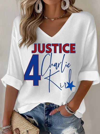 Women's Commemorative Leader Print Waffle T-Shirt