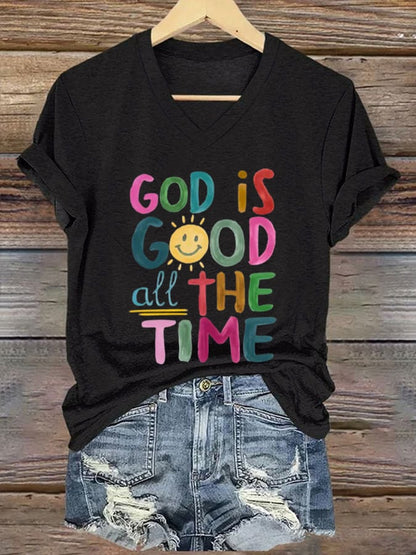 Women's God is Good All The Time T-shirt