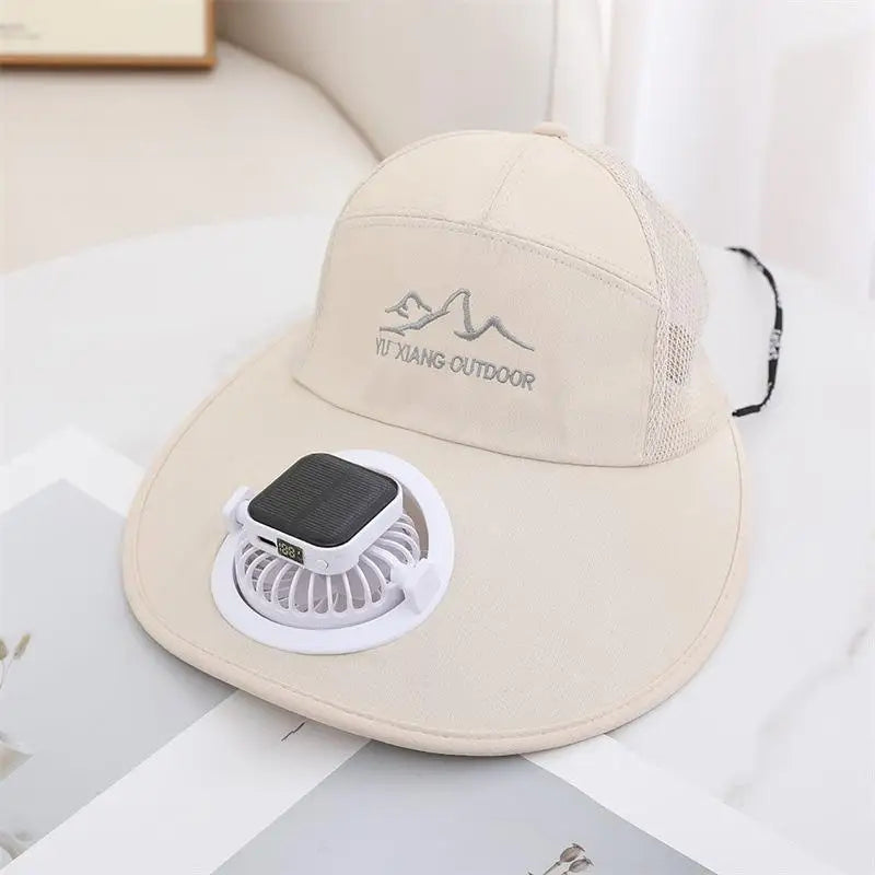 Solar-Powered Fan Hat for Men and Women - Perfect for Fishing and Outdoor Activities!