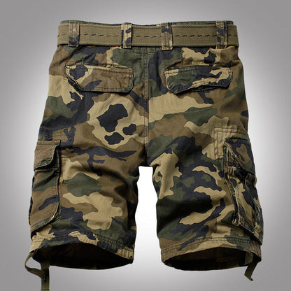 Casual Loose Camo Cotton Men's Shorts