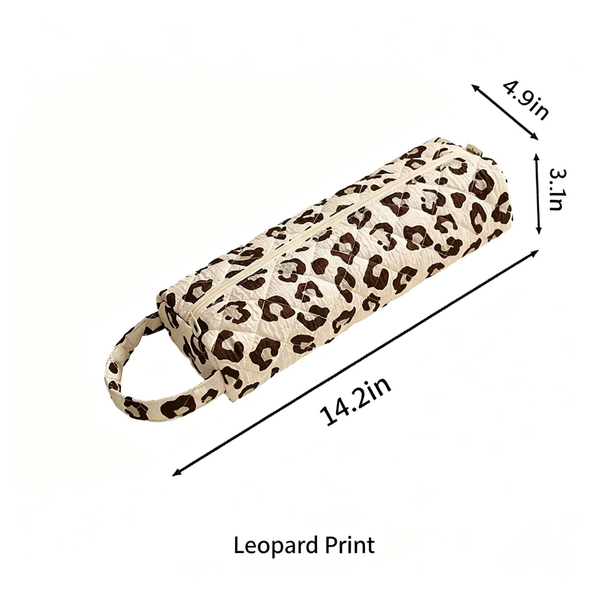 Quilted Hair Dryer Storage Bag - Travel Case for Hair Dryer, Curling Iron & Straightener