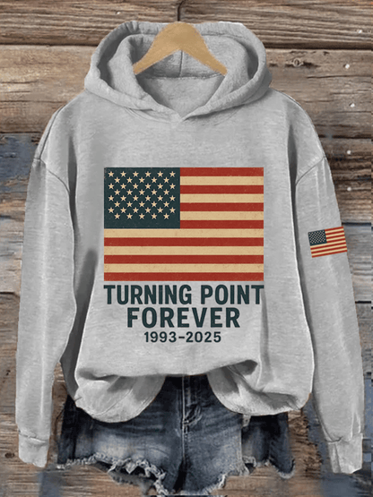 Women's Hot Print Hooded Sweatshirt