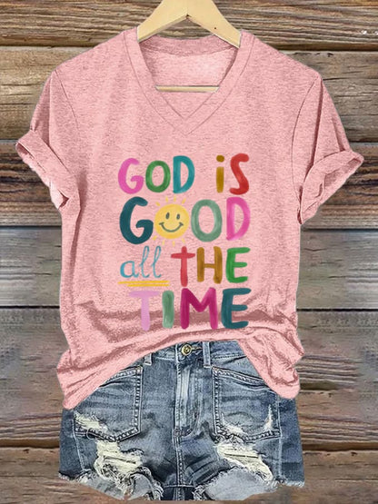 Women's God is Good All The Time T-shirt