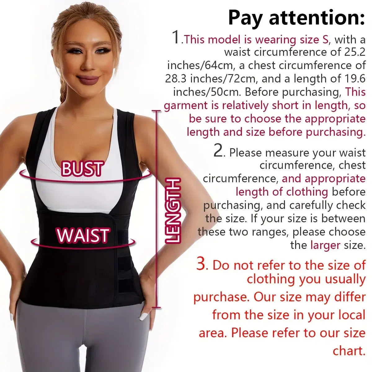 Women's Zip-Up Sauna Sweat Vest Compression Top Gym