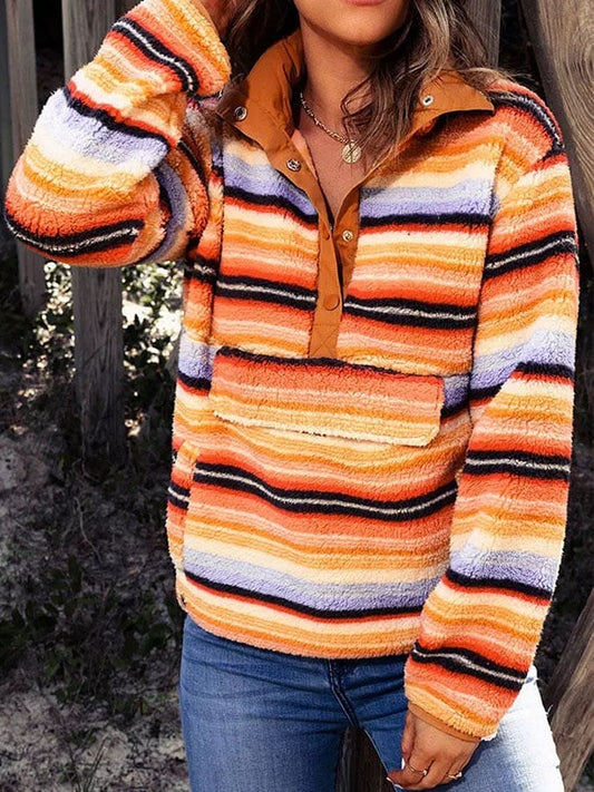 Fashionable French Cashmere Long Sleeve Top