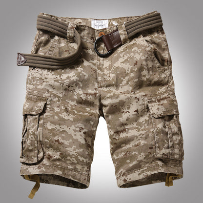 Casual Loose Camo Cotton Men's Shorts