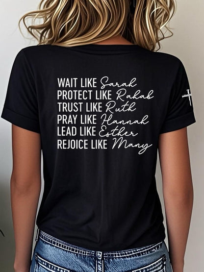 Women Of The Bible Print T-Shirt