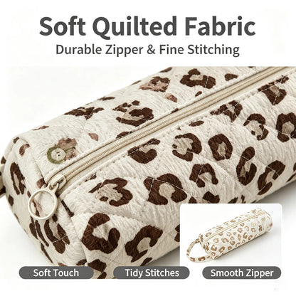 Quilted Hair Dryer Storage Bag - Travel Case for Hair Dryer, Curling Iron & Straightener