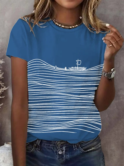 Women's Retro Faith Print T-Shirt