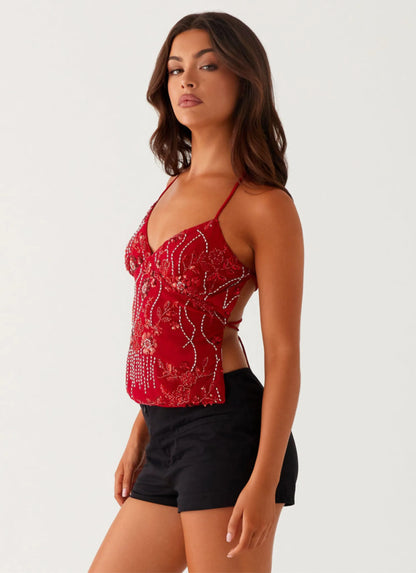 Kira Sequin Top