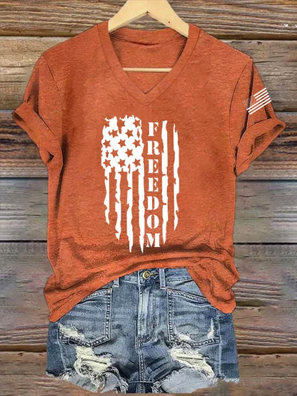 Women's Casual Free Print T-Shirt