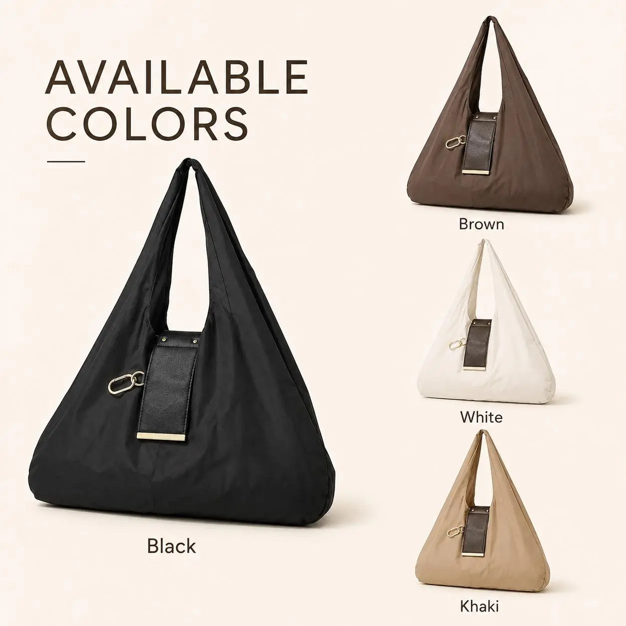 Compact Foldable Keychain Tote Bag, Reusable