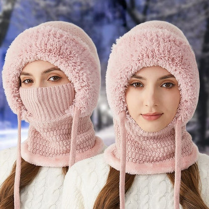4-in-1 Full-Covering Winter Beanie Hat