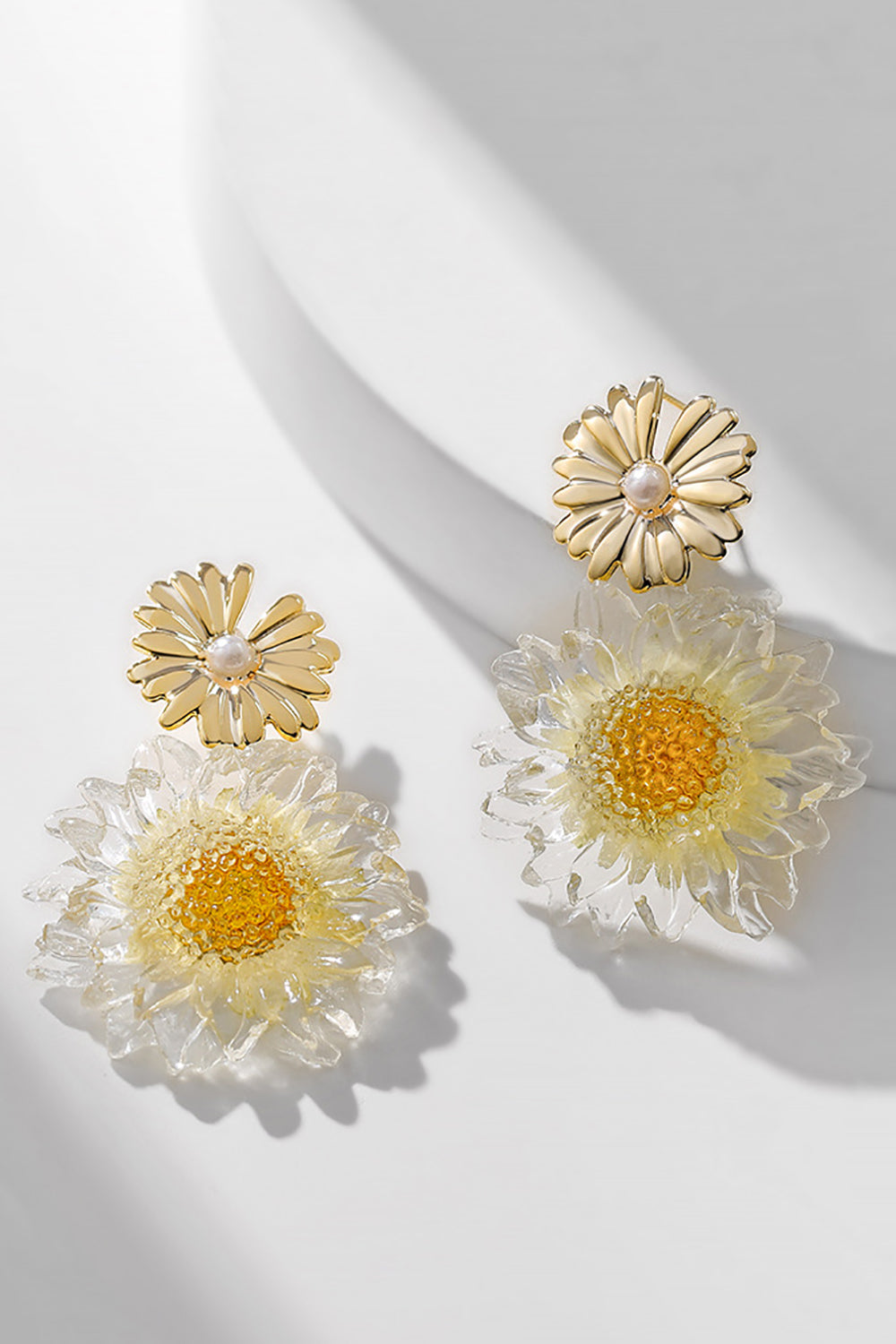 Yellow Earring Spring Simple Daisy Spring Summer Earrings – LorenaWear