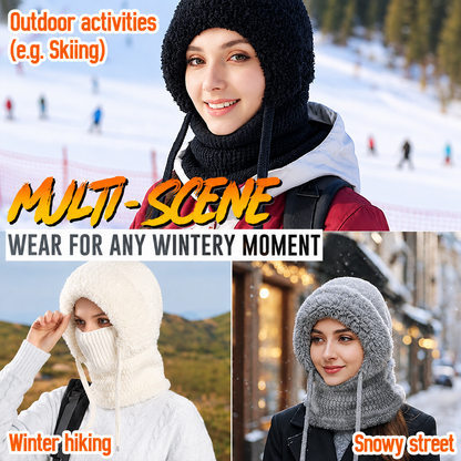 4-in-1 Full-Covering Winter Beanie Hat