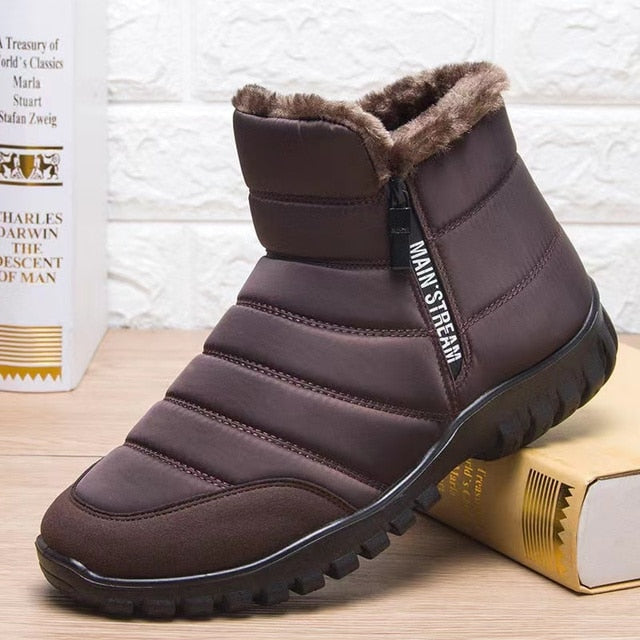 Waterproof Warm Cotton Zipper Snow Ankle Boots ( HOT SALE !!!-60% OFF For a Limited Time )